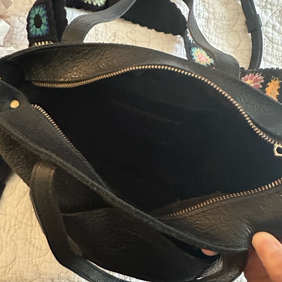 Portland Leather Crossbody Tote - Picture 3 of 5